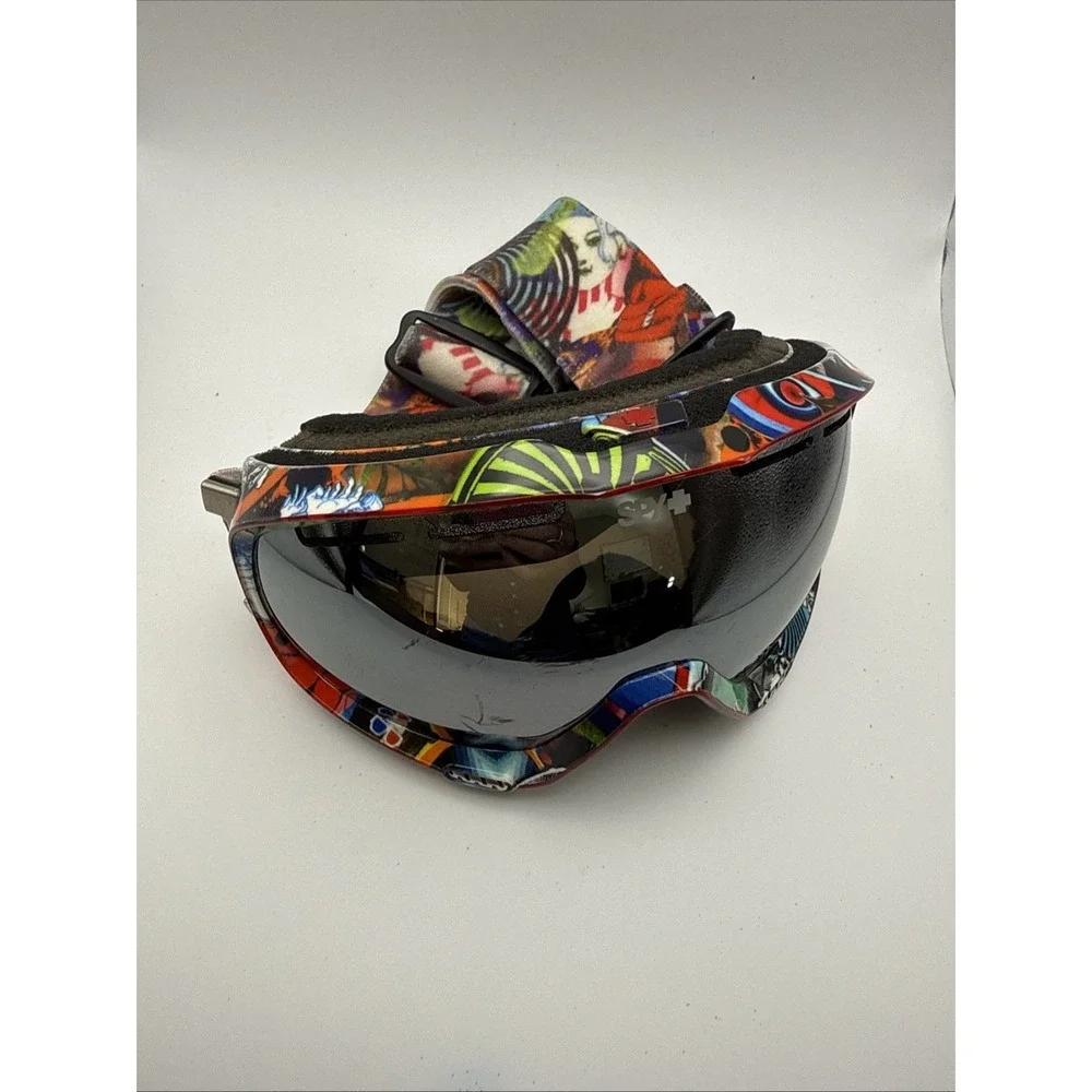 Spy Snow Goggle Blurry White Martini Zed Red White Blue Gemini Lens Technology